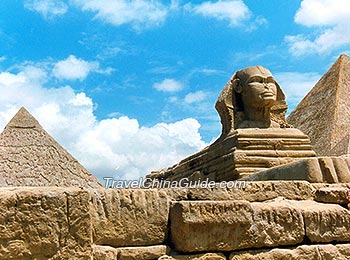 Replica of Pyramids and Sphinx